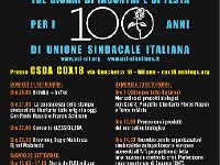 100 anni di Unione Sindacale Italina